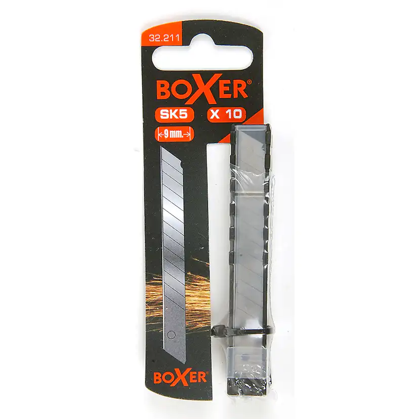 Knivblad Boxer Sk5-stål 10 st