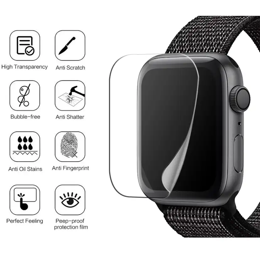 Skärmskydd Champion Apple watch 3-pack 44mm