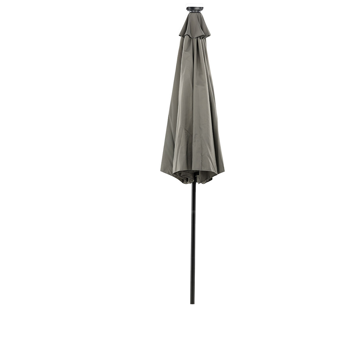 Sabal Umbrella with LED, Grey, 270 Grå