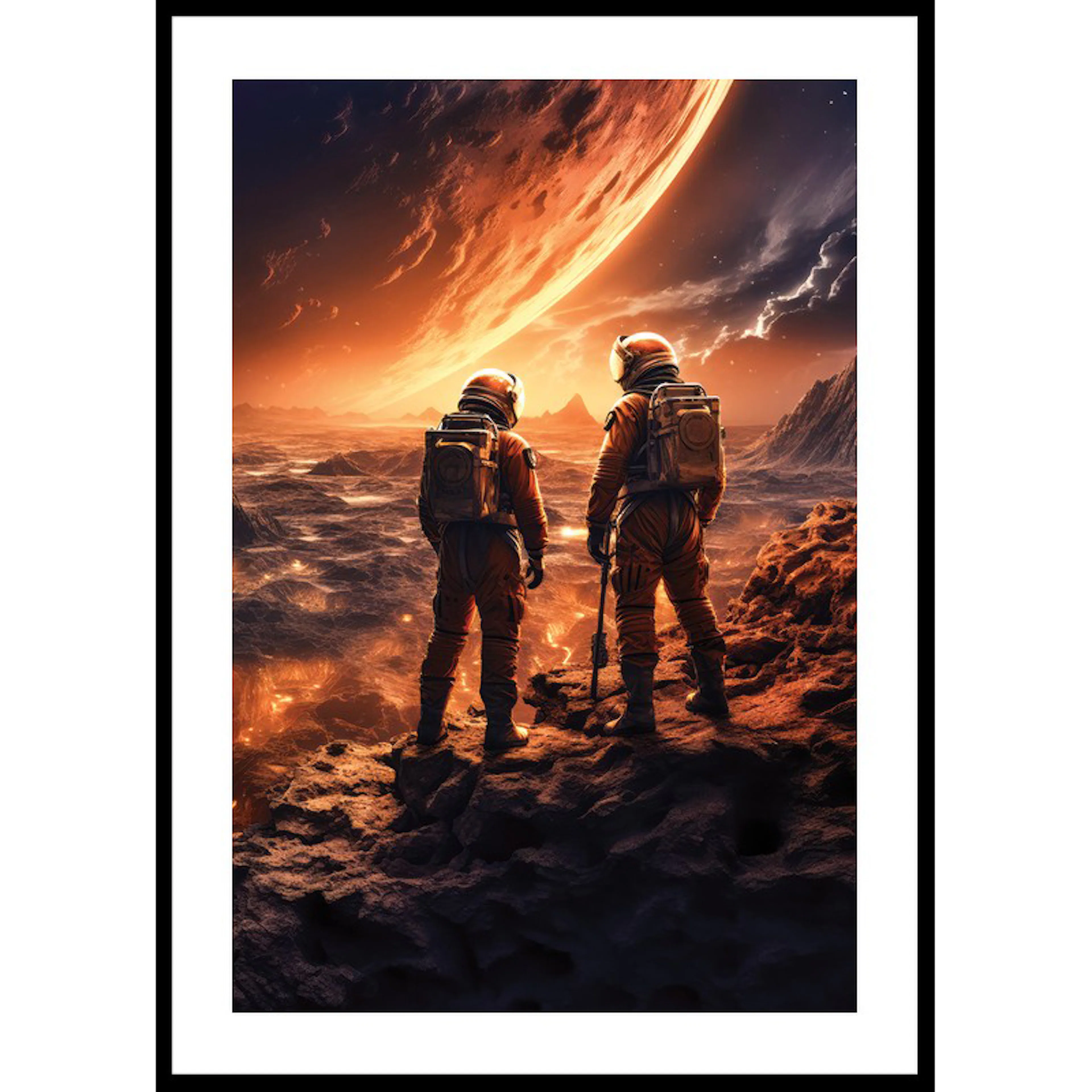 Space Astronauts 30x40 30x40 cm