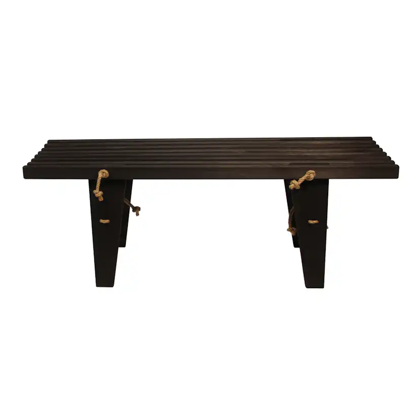 ECOBENCH 120 CM FURU SVART OLJAD Furu Svart Oljad