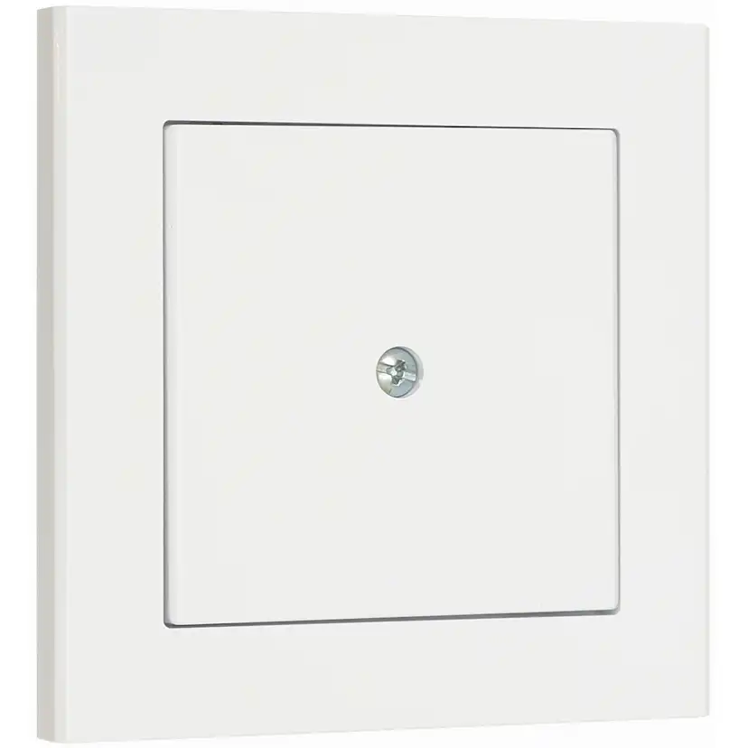Strömbrytare Malmbergs Optima Blindplatta Skruvlös