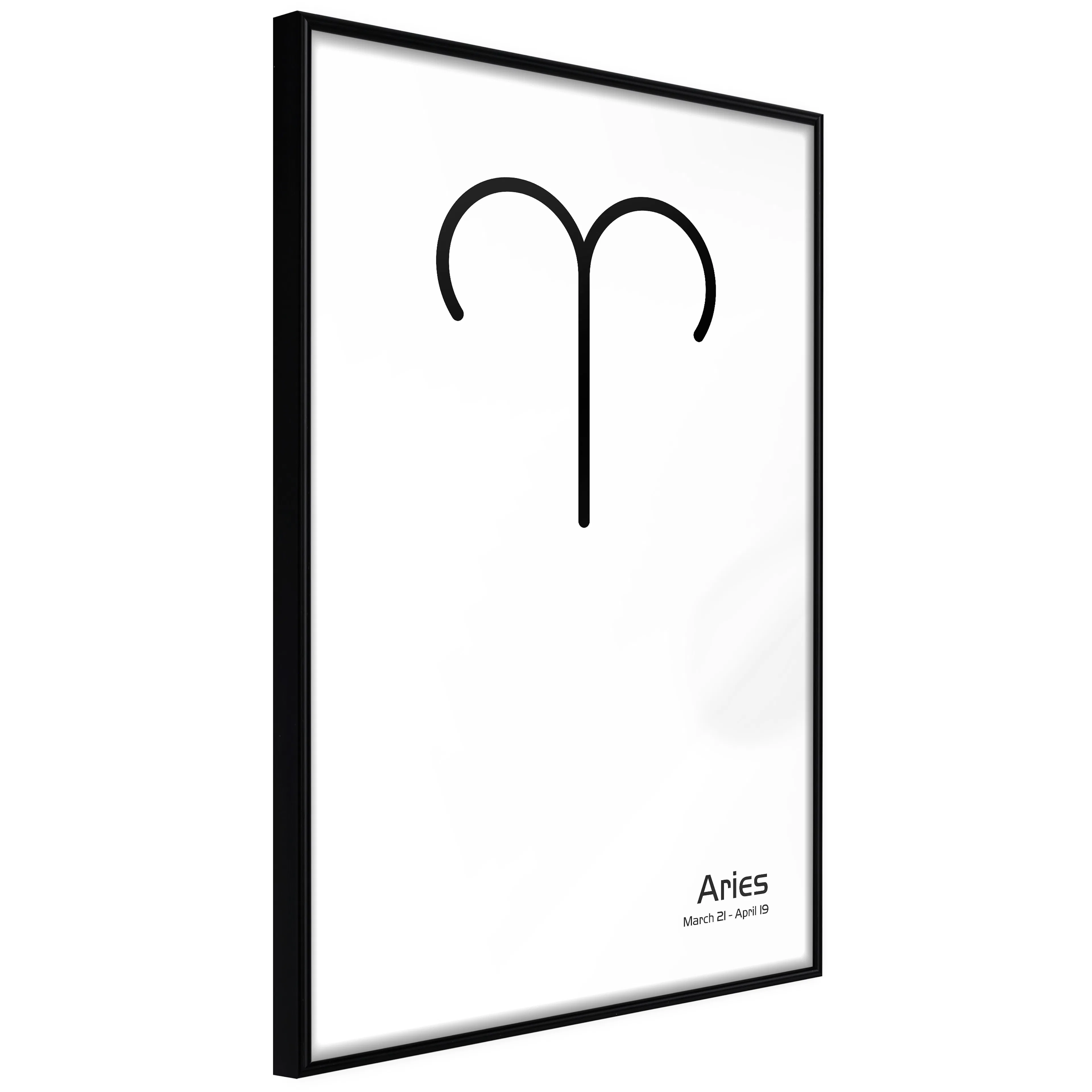 Affisch - Aries [Poster] 40x60 Svart ram, 40x60 cm