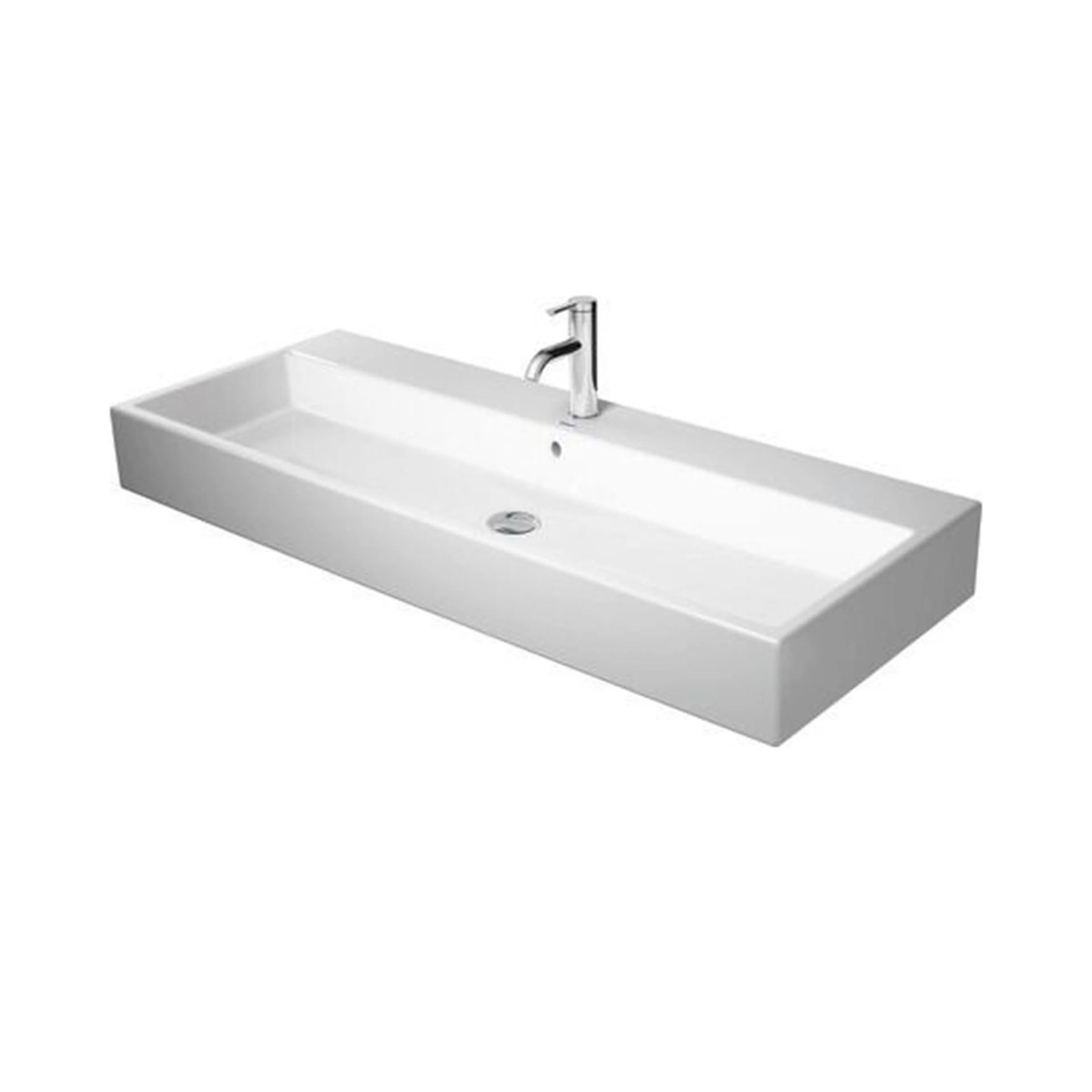 Tvättställ 120 cm Vero Air, vägg, 1 blandarhål Bredd: 1200 mm, Hål för blandare: 1