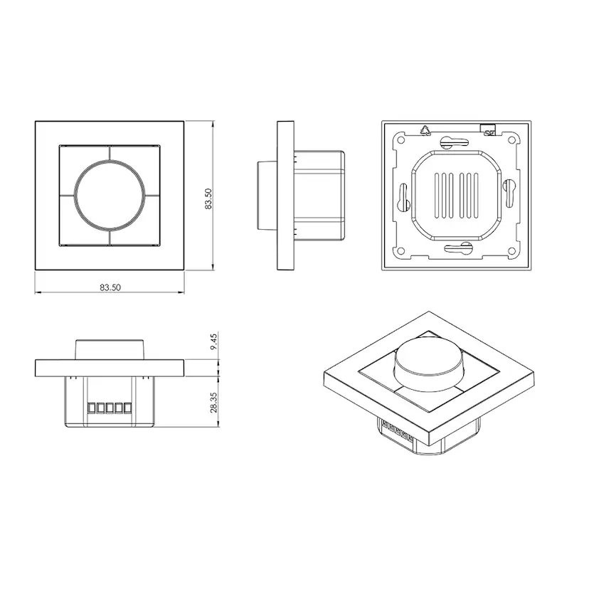 Dimmer SG ARMATUREN LEDDim Bluetooth 400W Tunable