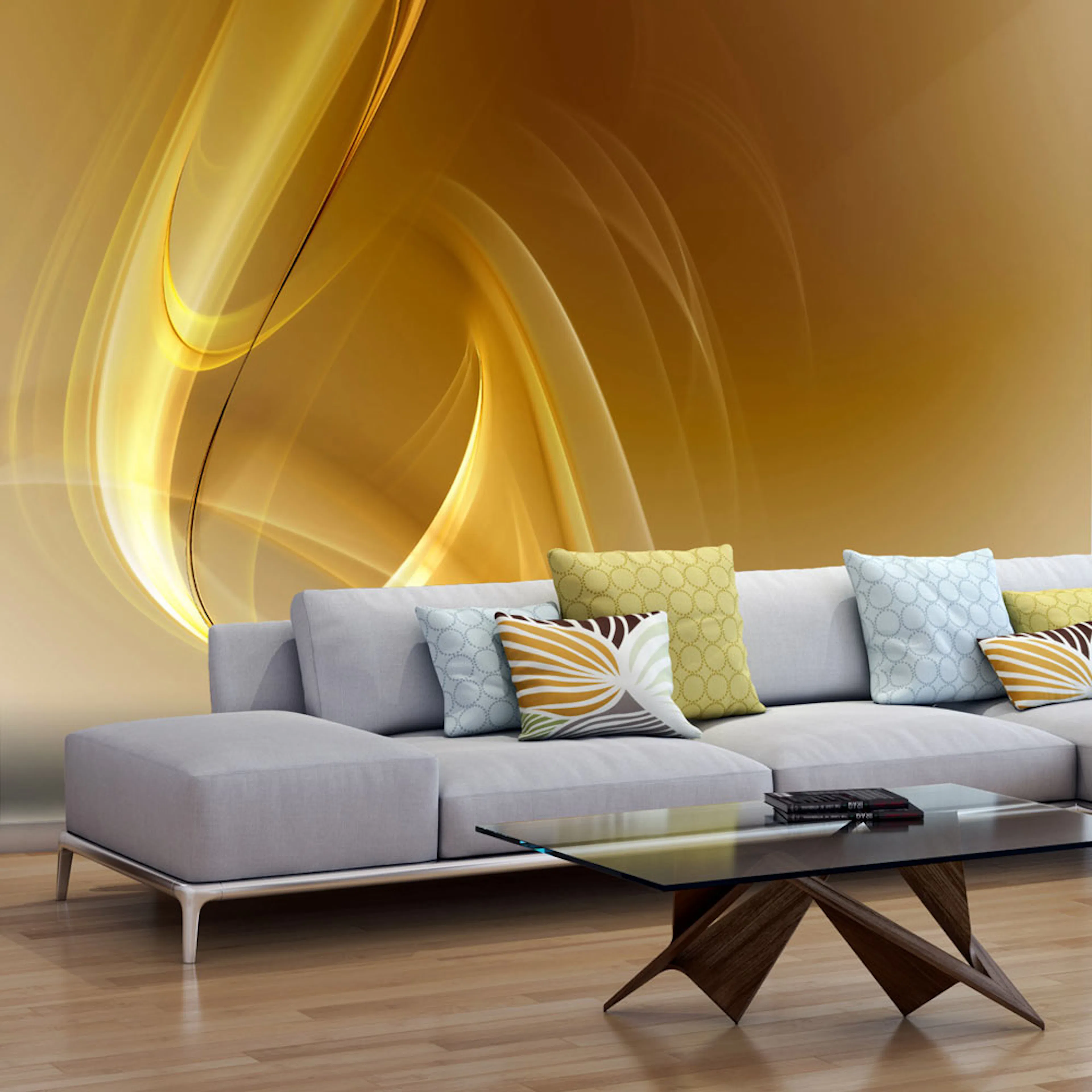Fototapet Arkiio Gold Fractal Background