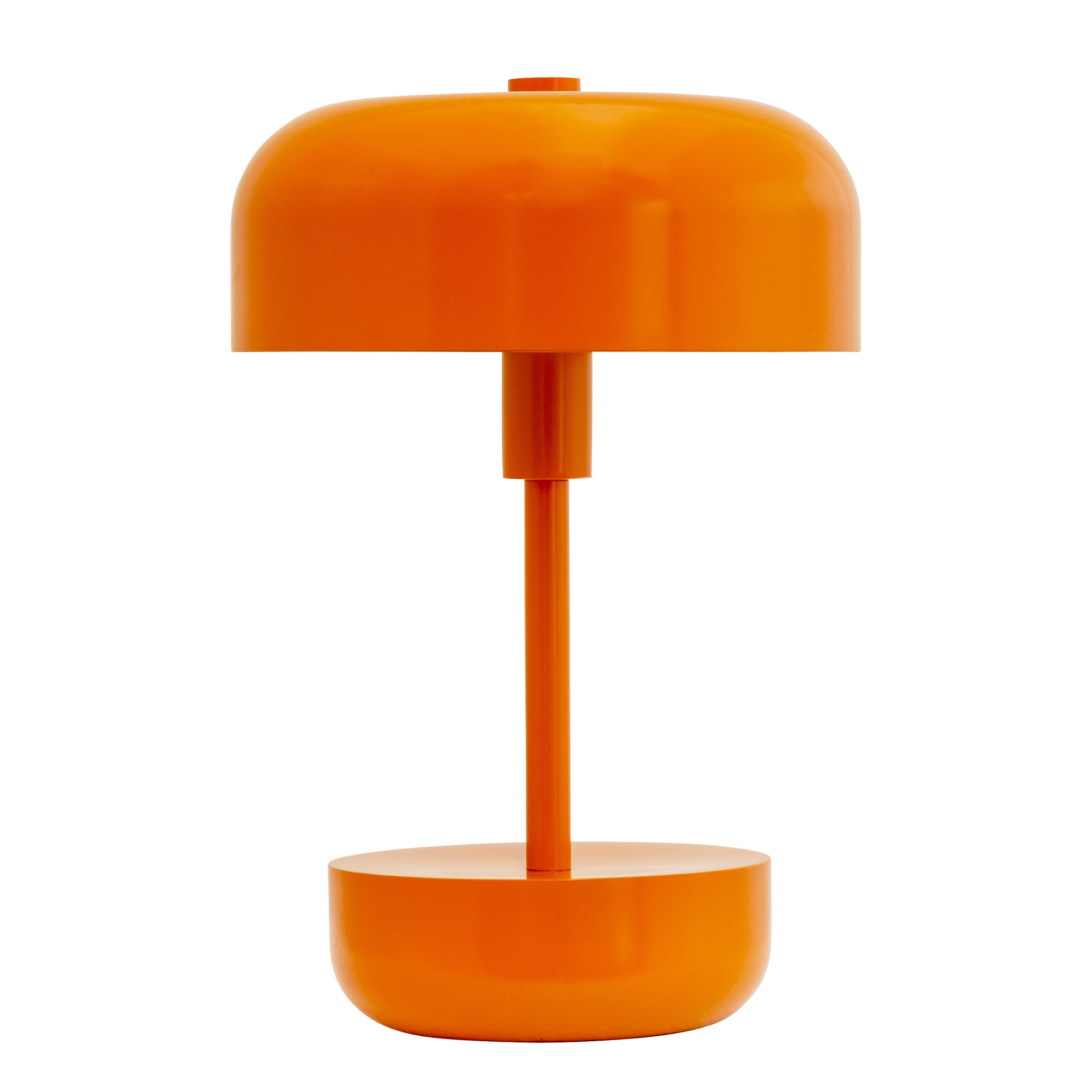 Portabel Bordslampa Dyberg Larsen Haipot LED Uppladdningsbar Orange