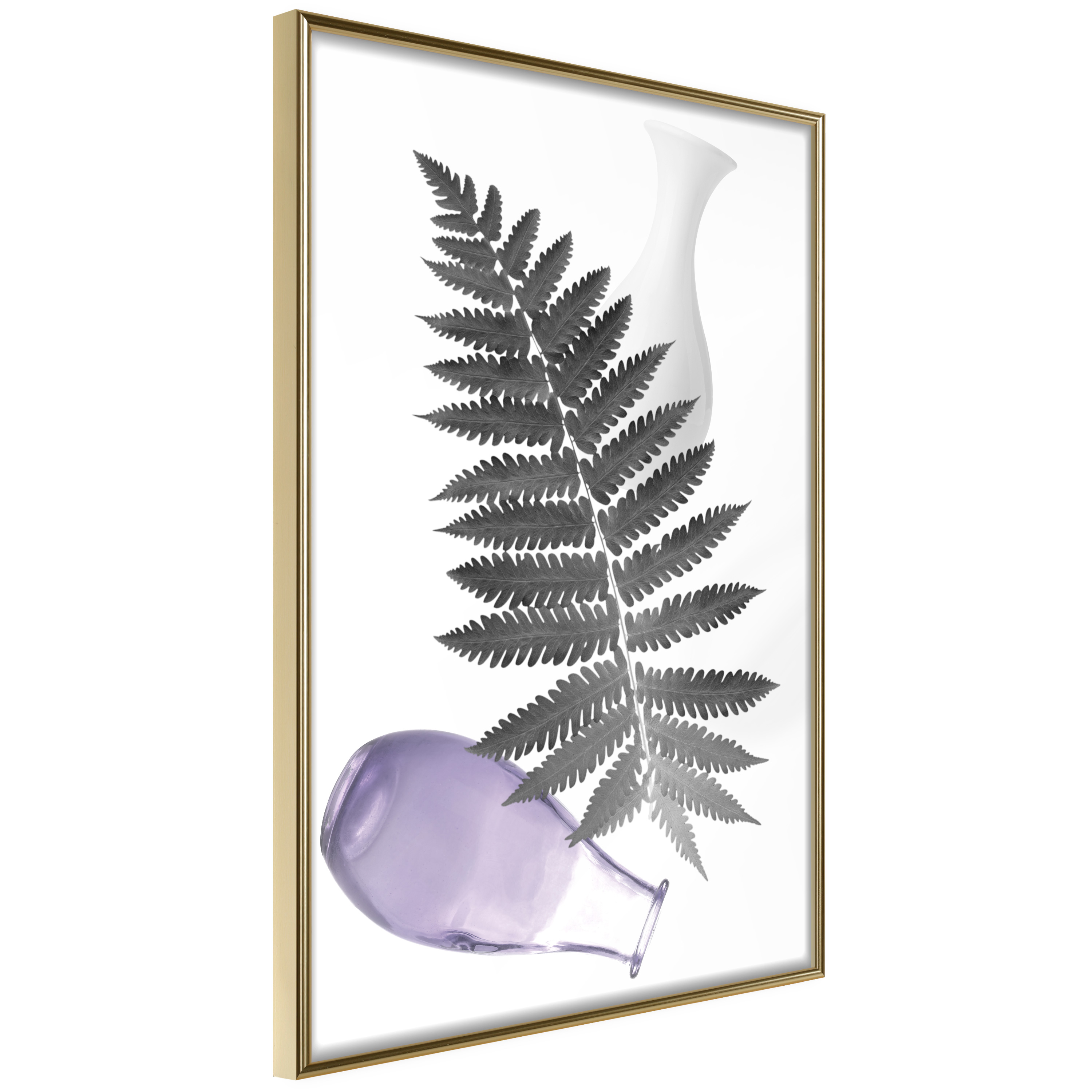 Affisch - Natural Composition [Poster] 40x60 Guld ram, 40x60 cm