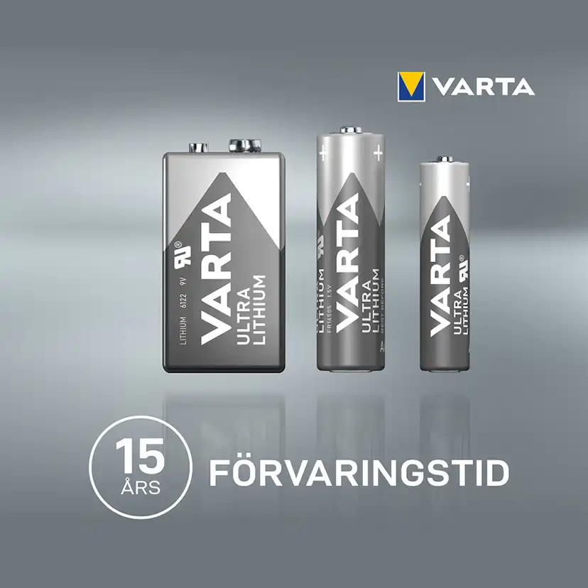 Batteri VARTA Ultra Litium 9V 1-Pack