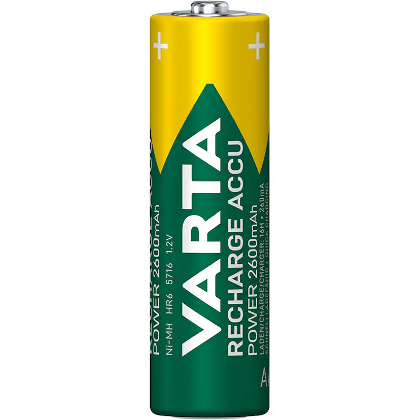 Batteri VARTA Laddningsbara Alkaliska AA 2600 mAh 4-Pack