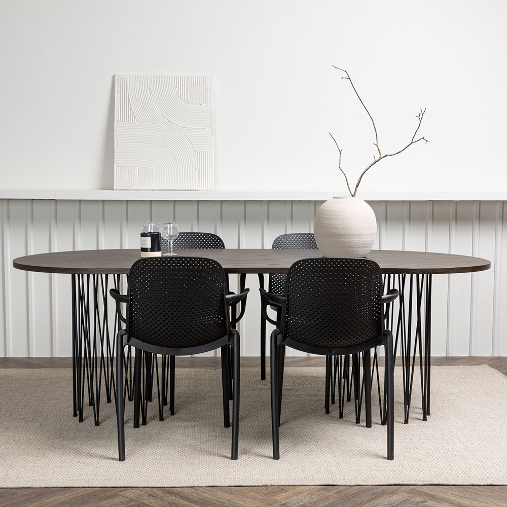 Matgrupp furniture/fashion Stone med 4 Baltimore Stolar
