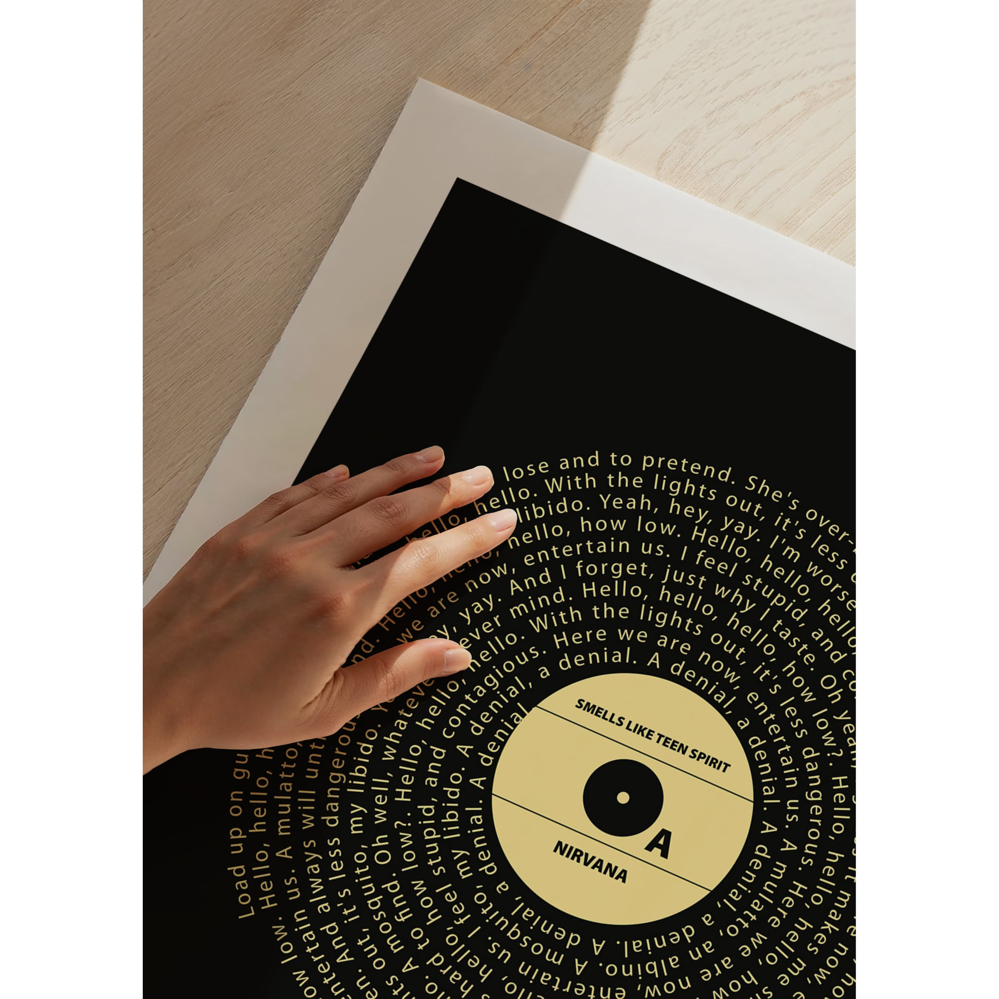 Poster Gallerix Smells Like Teen Spirit Vinyl By Nirvana