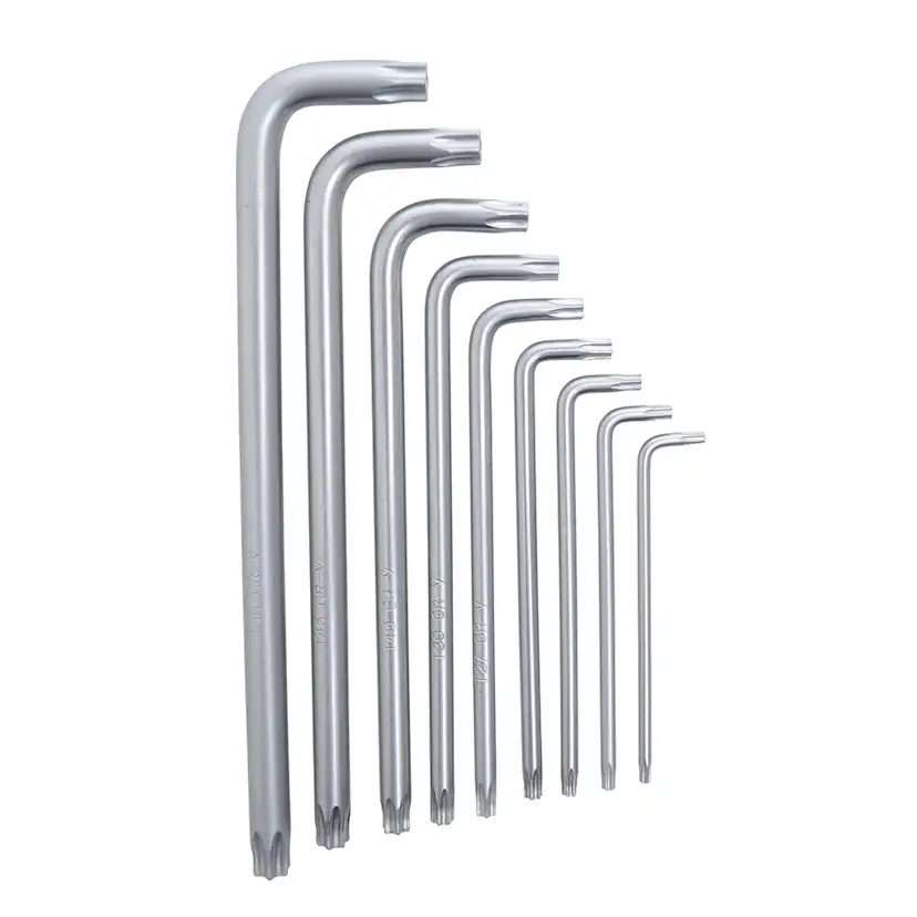 Torx Nyckelsats Boxer 9-delar CR.V-stål