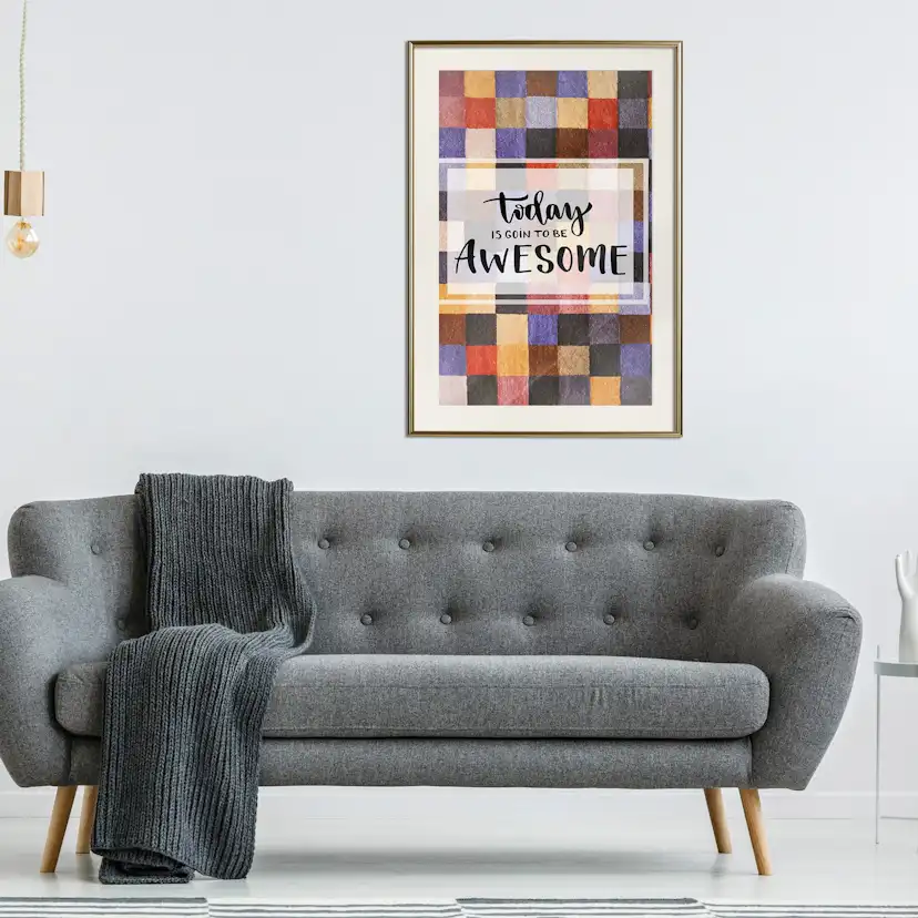 Poster Artgeist Affisch Today Is Goin To Be Awesome