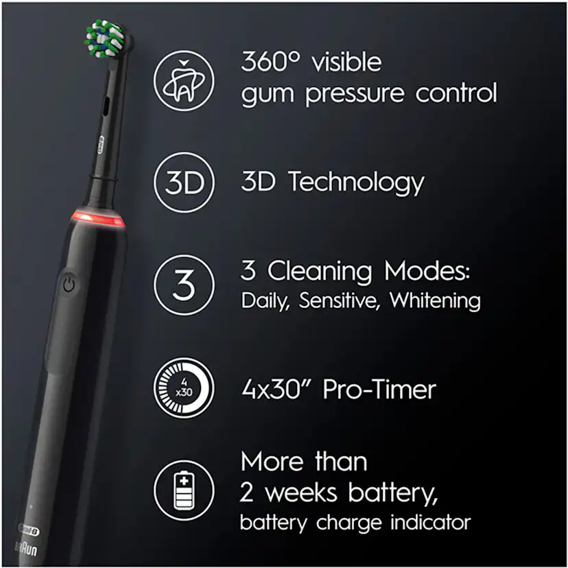 Eltandborste Oral-B Pro 3 3900N