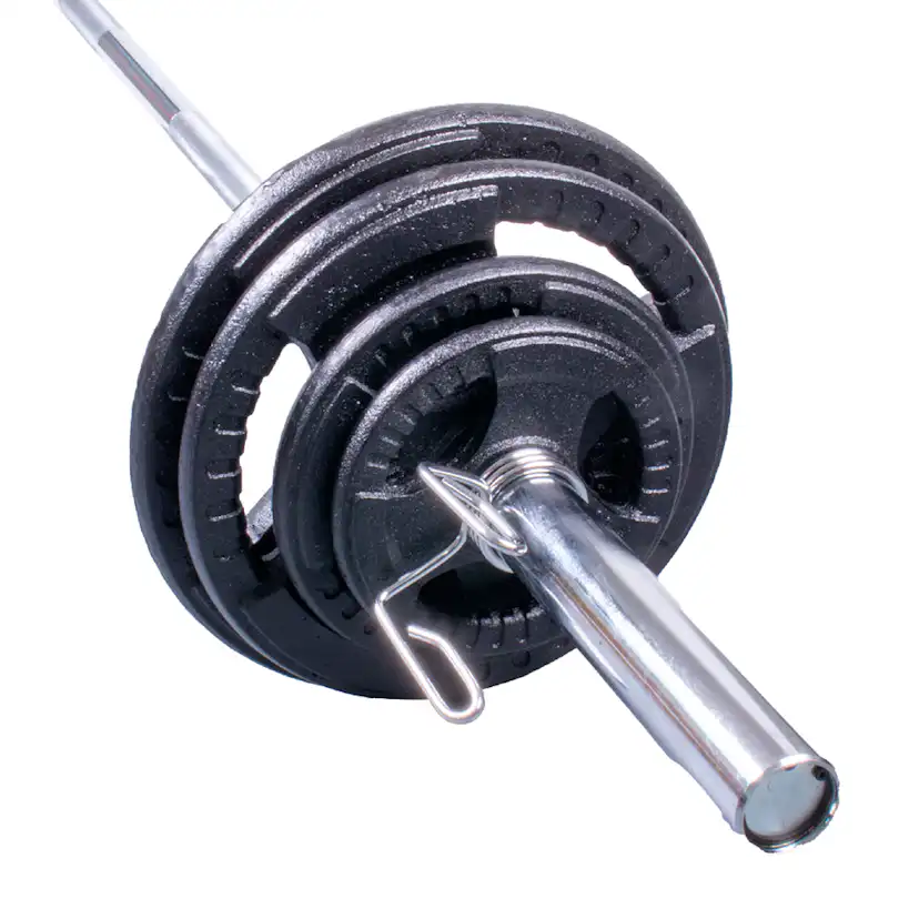 Skivstångsset Fitn Shape Olympia 85 kg