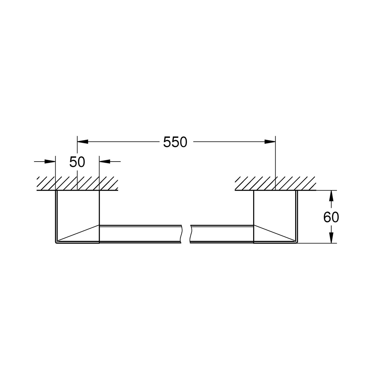 Badkarsgrepp Grohe Selection Cube