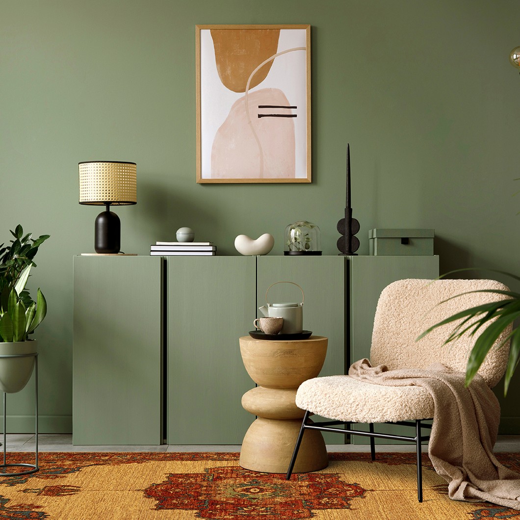 Orientalisk Matta KM Carpets Mewar Medaljong Multi