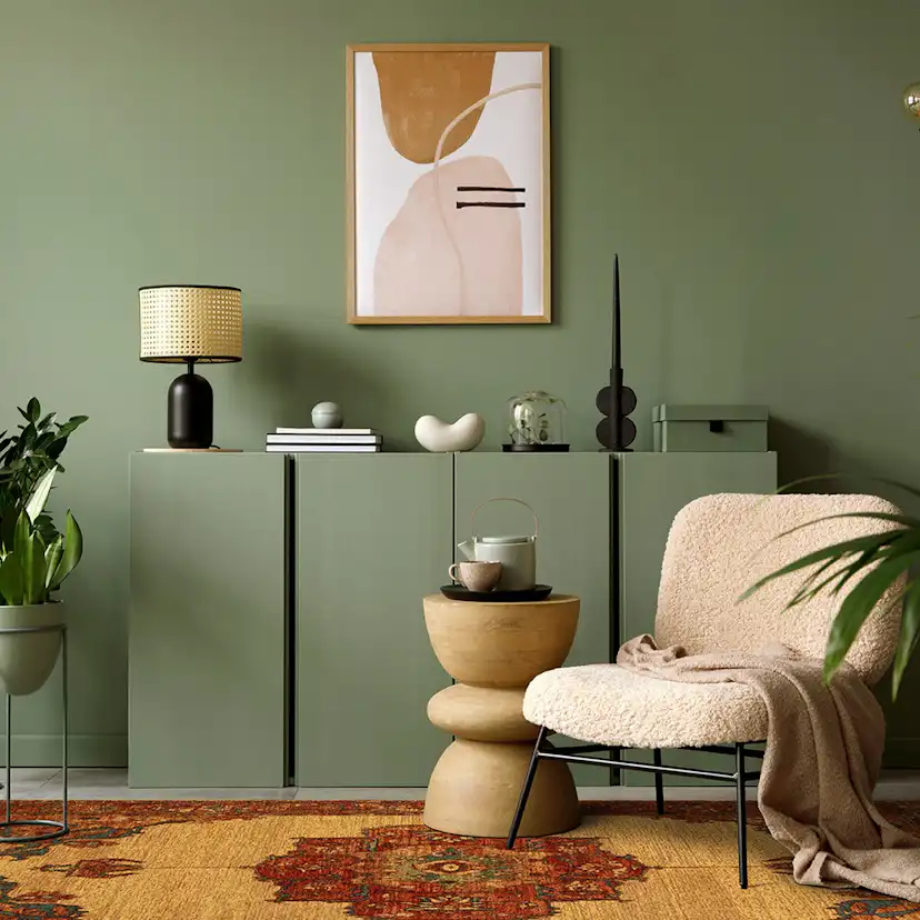 Orientalisk Matta KM Carpets Mewar Medaljong Multi