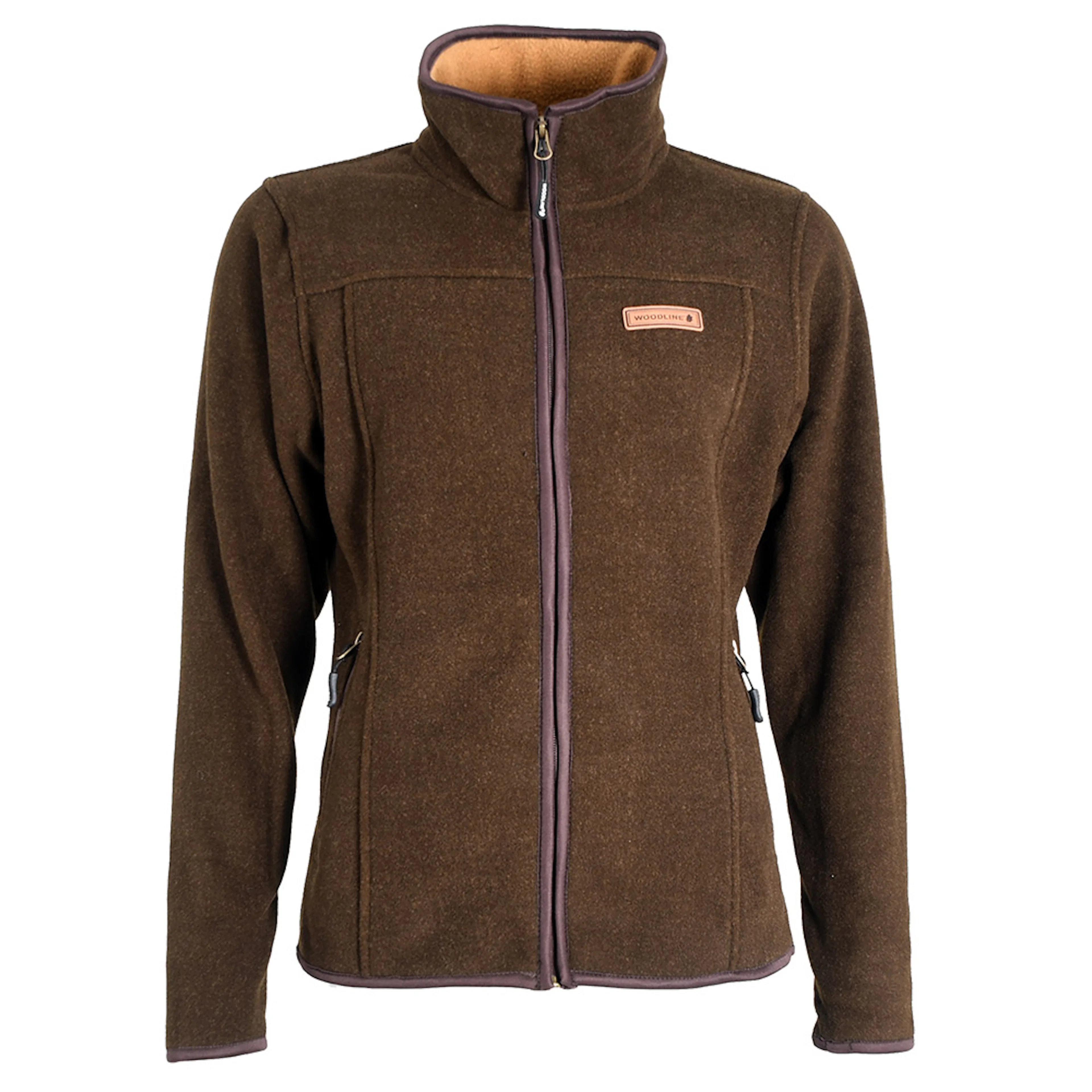 Fleecetröja Woodline Bolmen Brun Dam