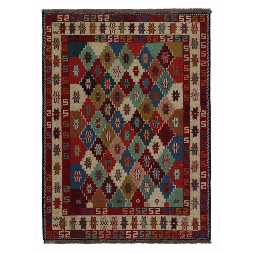 Persisk Matta Arkiio Varni Ardebil Kelim 109x140