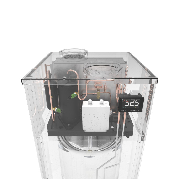 Värmepumpsberedare Indol EcoHeat 200FW4R2 Wifi-Ansluten 200L