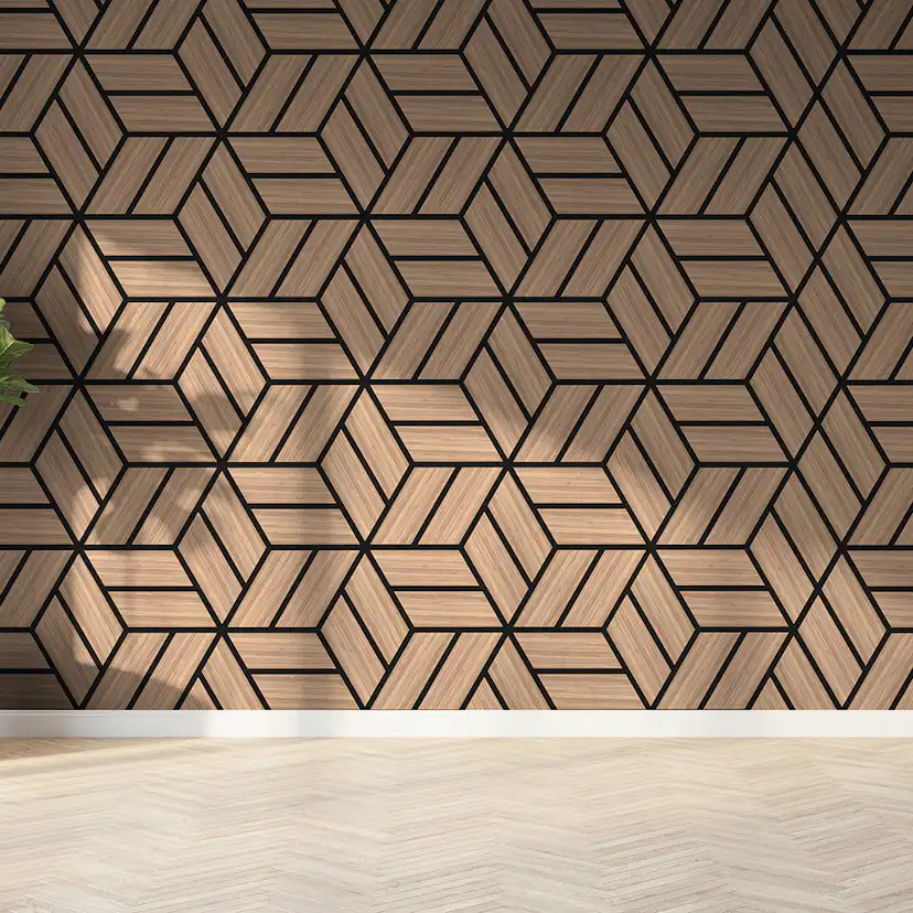 Akustikpaneler NQD Smartwall Hexagonformade 15-Pack