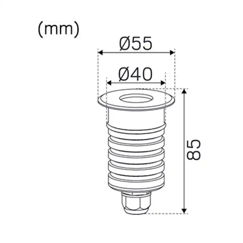 Spotlight Hide-a-lite Up Multi 3 LED Utebelysning Rostfritt Stål