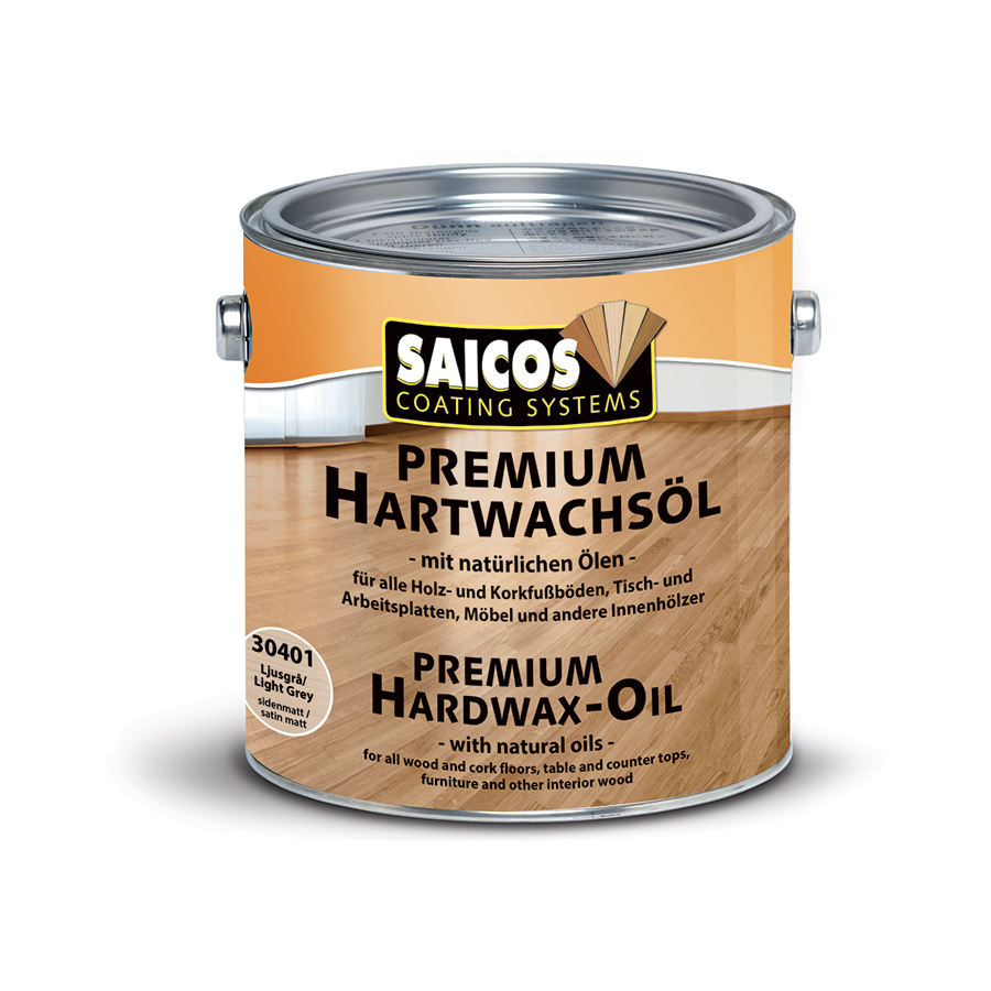 Hårdvaxolja Saicos 30401 Ljusgrå
