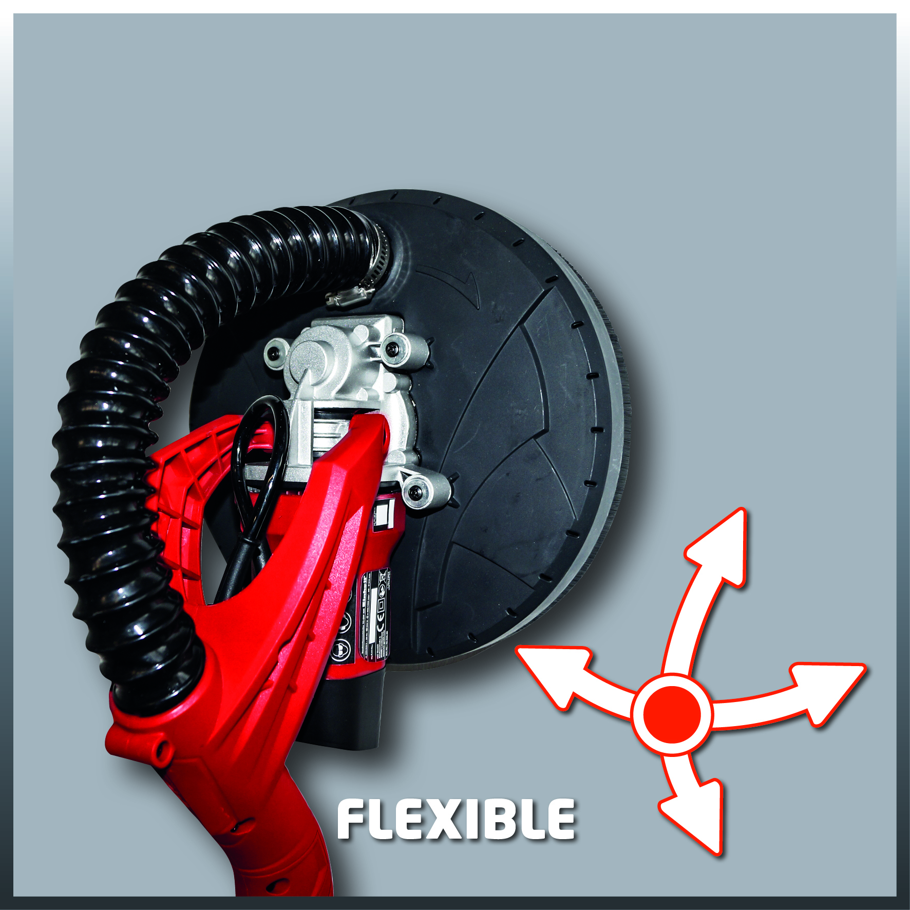 Polermaskin Einhell TC-DW 225 Slipgiraff 600 W För Gips Sladdlös