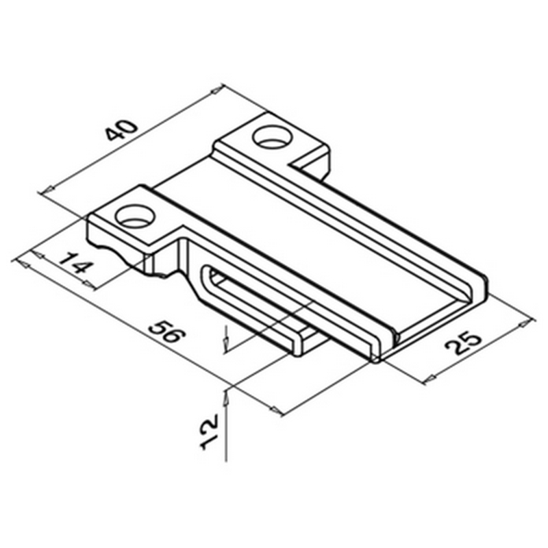 Fäste Herrljunga Ledstångsfabrik Överliggare 4900