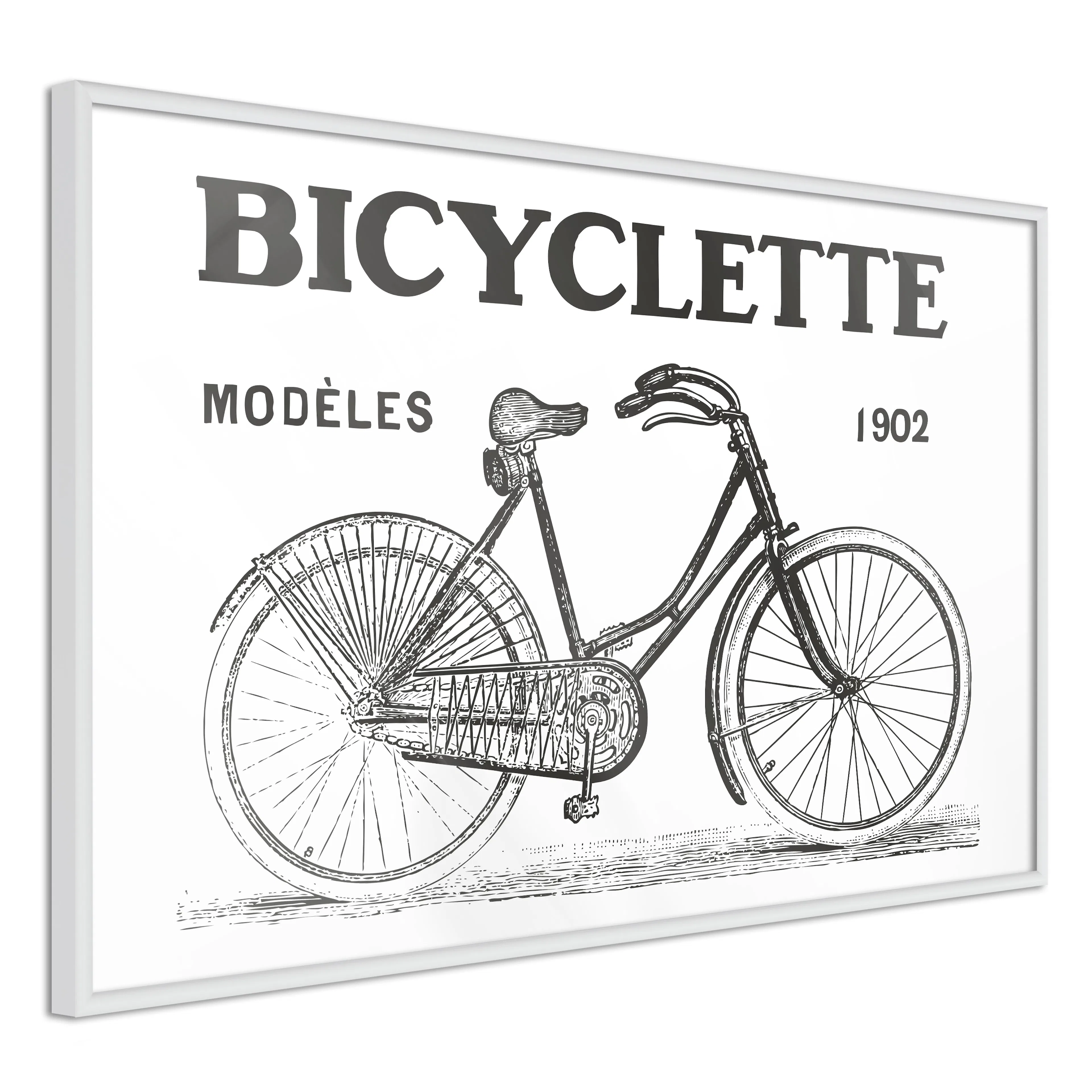 Poster Artgeist Affisch Old Bike