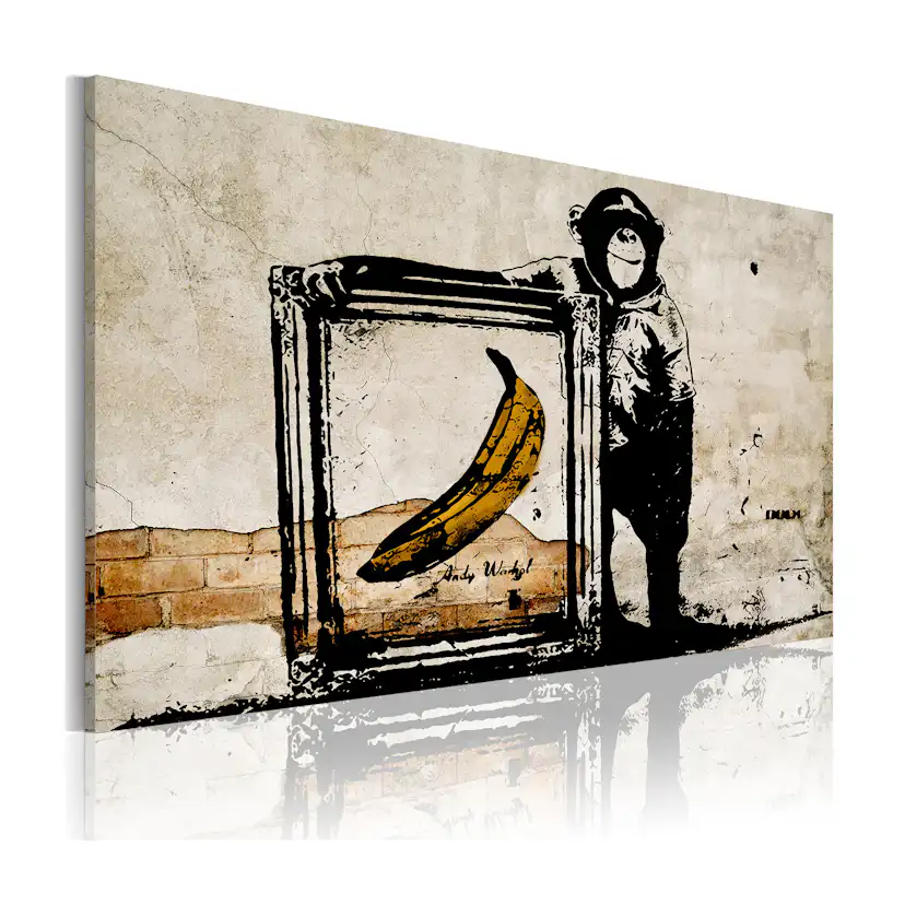 Tavla Arkiio Inspired By Banksy Sepia