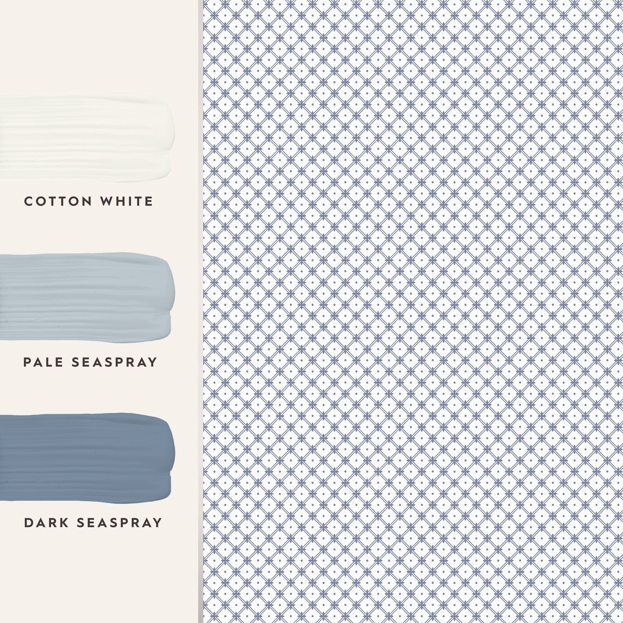 Tapet Laura Ashley Wickerwork Dark Seaspray Blå 120135