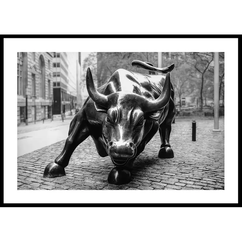Poster Gallerix Charging Bull No1