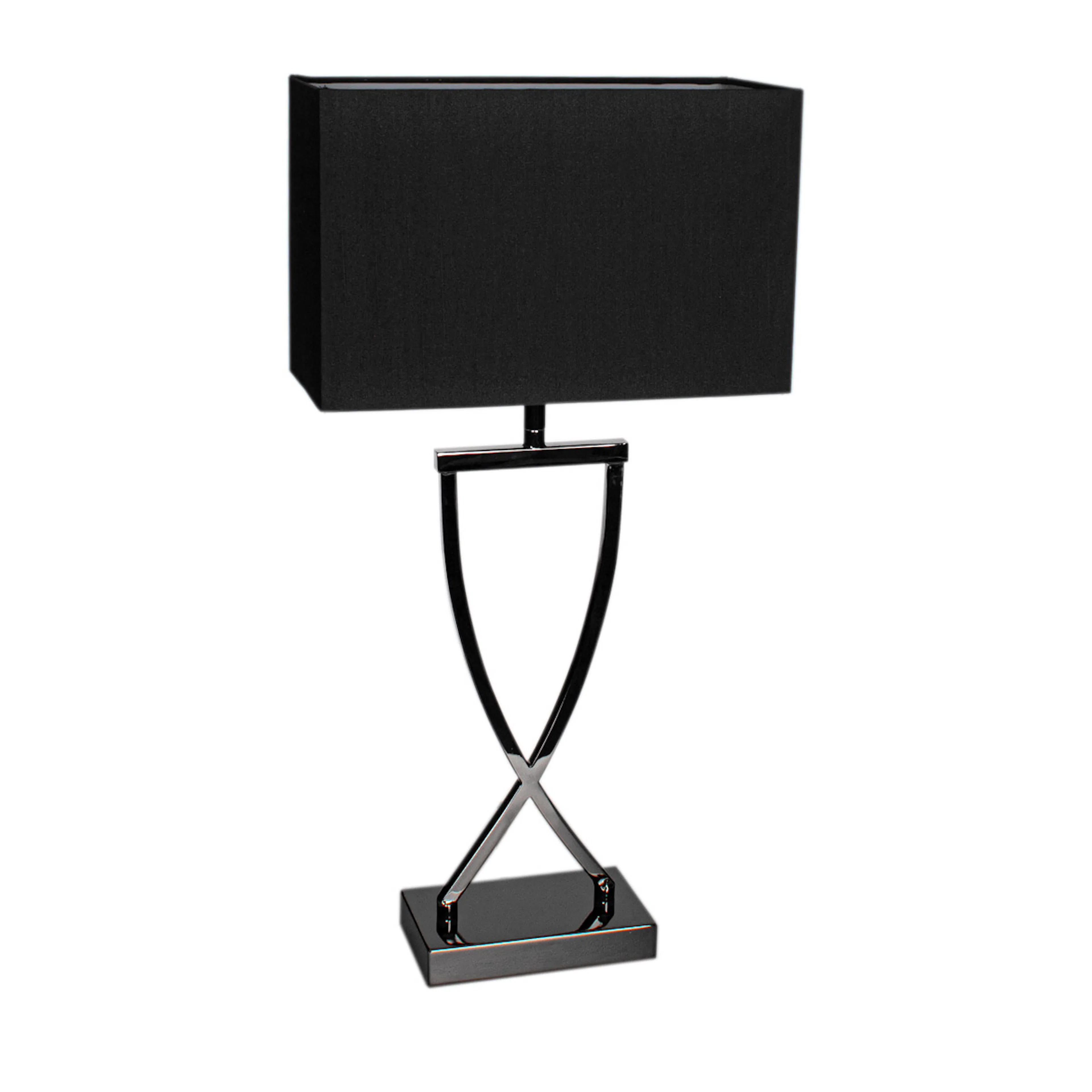 Omega bordslampa H52cm Svartkrom, H: 520 mm