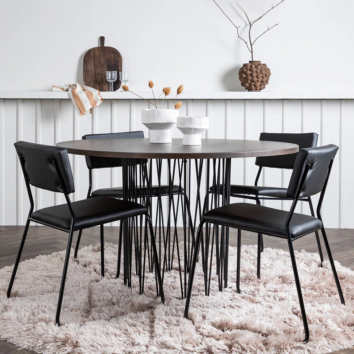 Matgrupp furniture/fashion Stone med 4 Kenth Stolar