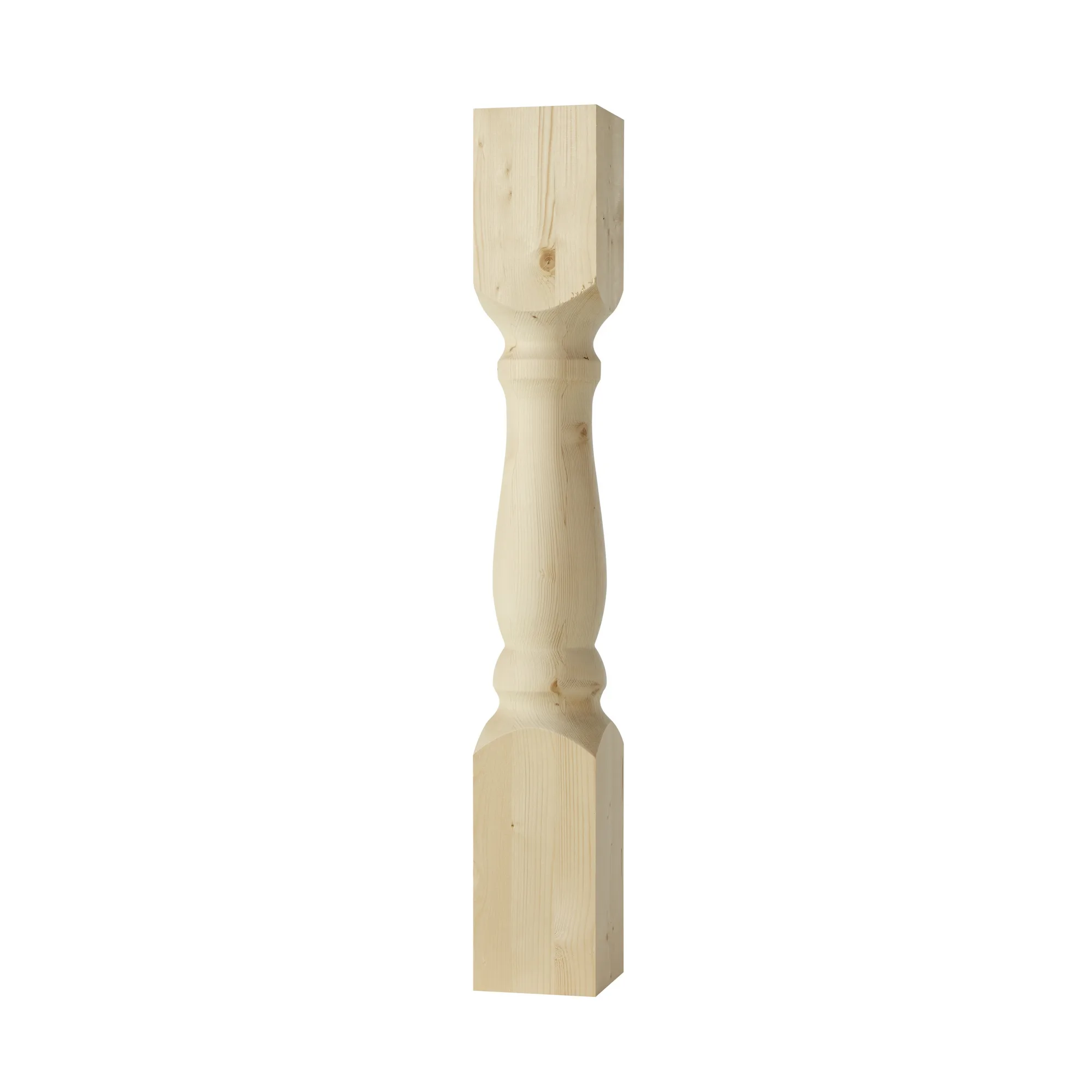 170 x 1180 Svarvad Gran BxHxD: 170x1180x170 mm