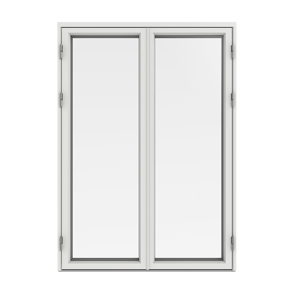 Parfönsterdörr Outline Helglasad 3-Glas Aluminium