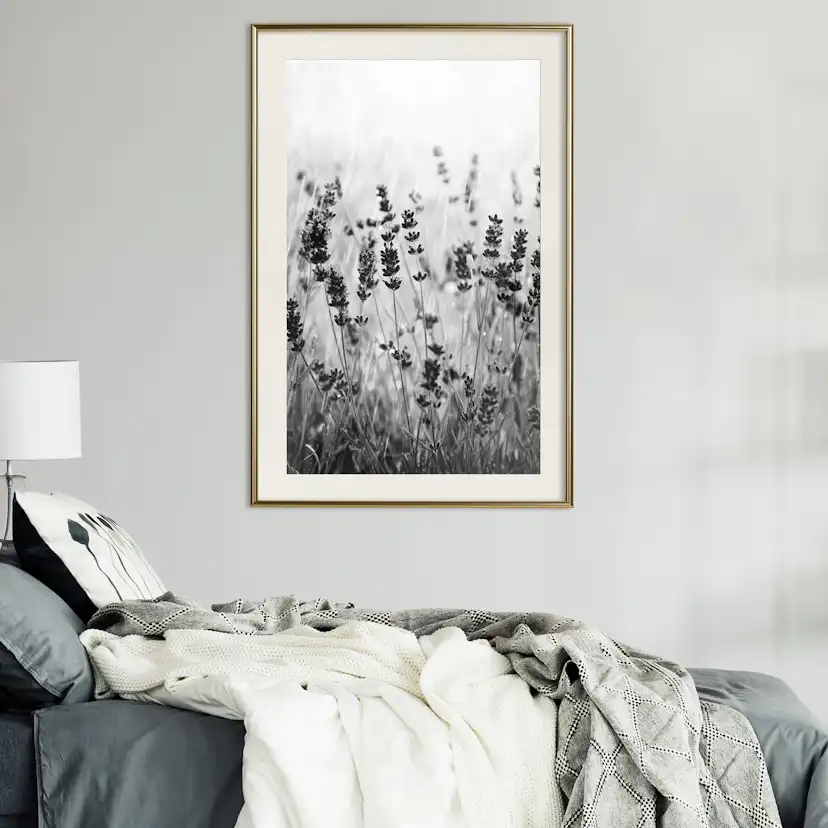 Poster Artgeist Affisch Lavender in the Rain