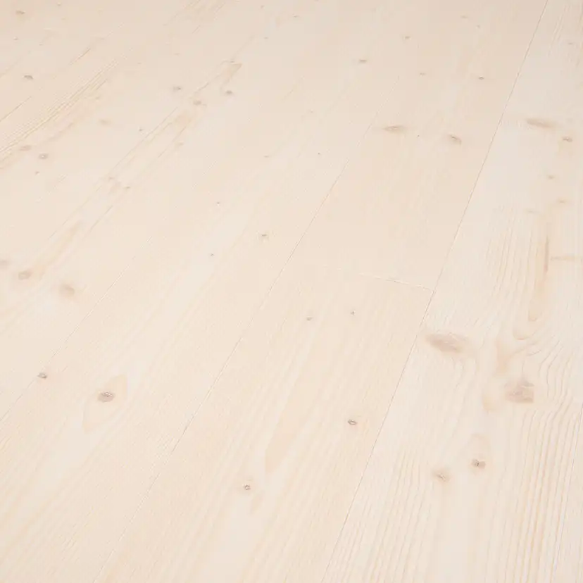 Massivt Trägolv DalaFloda SoftSpruce Dolomit Vittonat 1-Stavs Grangolv