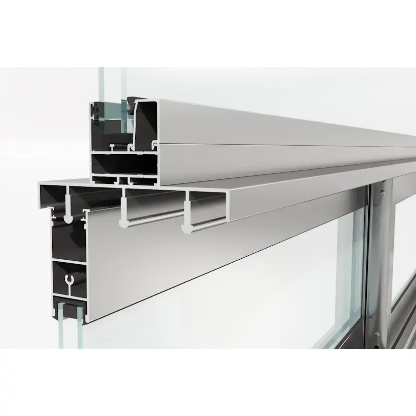 Skjutdörr med Överljus Landskap Robust Vår och Höst 2-del