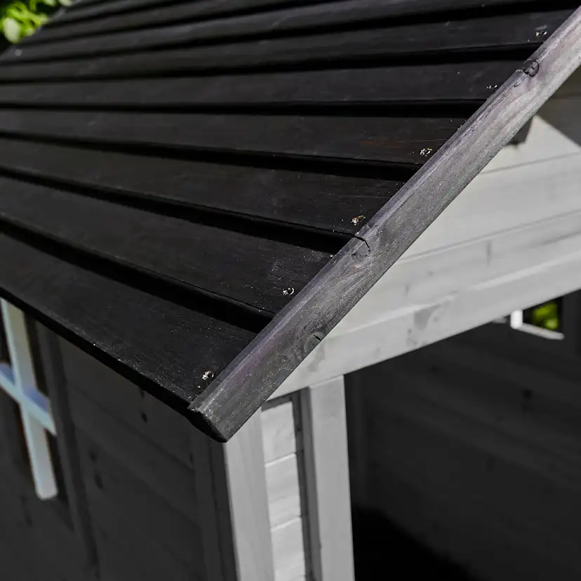 Lekstuga Nordic Play Grå/Svart 158x148x132 Cm