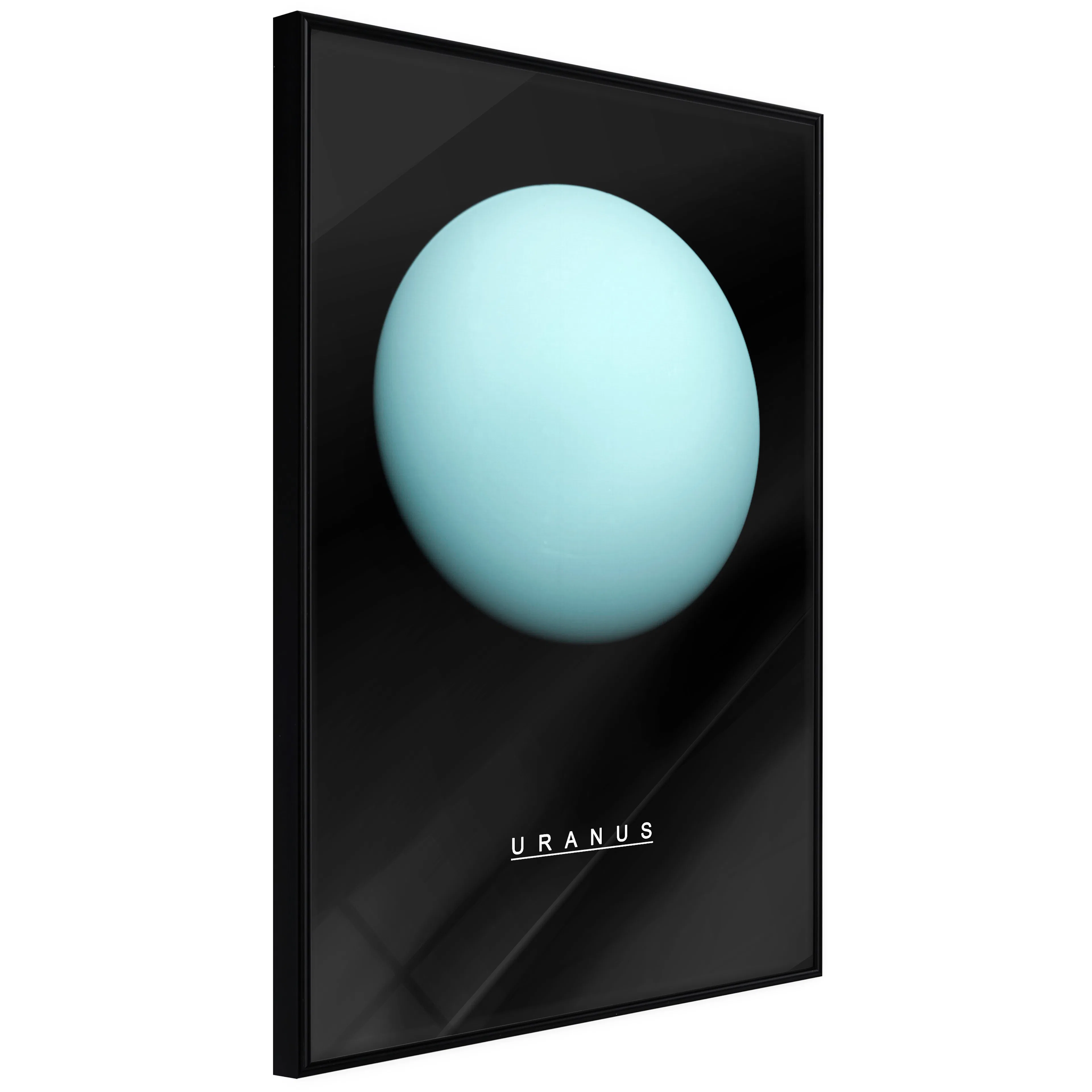 Affisch - Uranus [Poster] 40x60 Svart ram, 40x60 cm