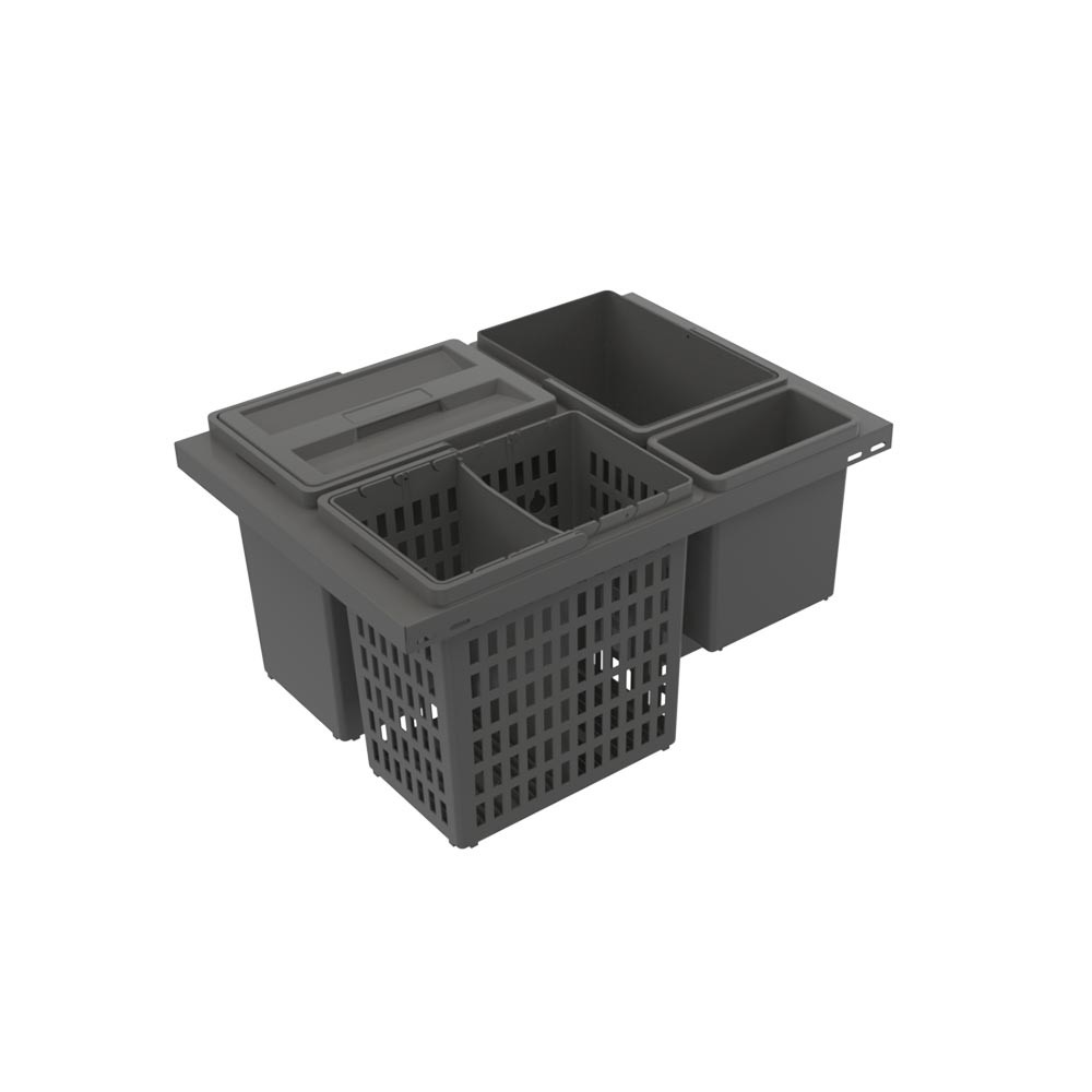 Källsorteringskärhållare Beslag Design Cube Basic Hero 600