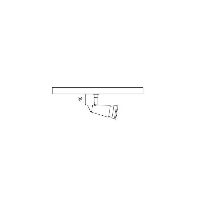 Spotlightskena SG ARMATUREN Zip 230V Spot M-V 6,5W