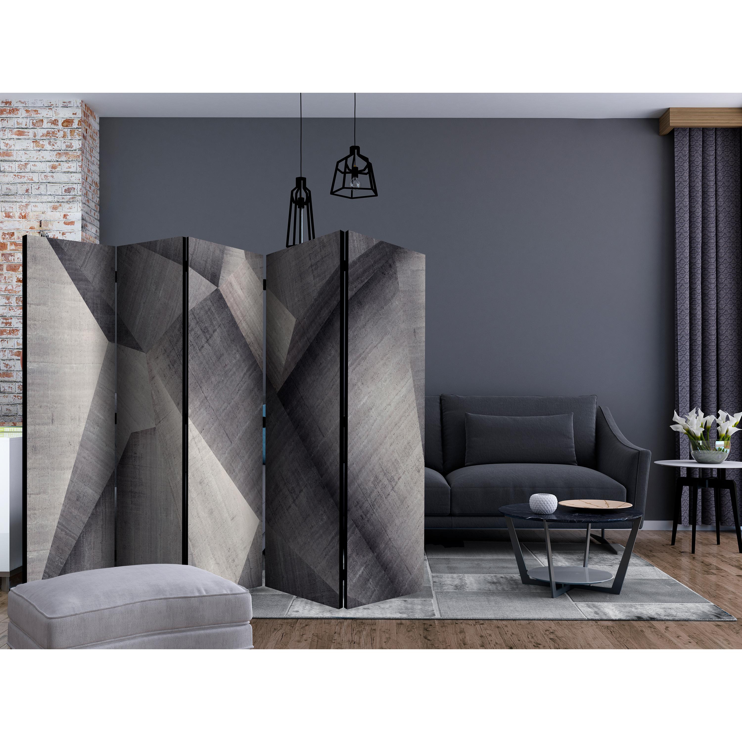 Rumsavdelare Arkiio Abstract Concrete Blocks II 225x172 cm