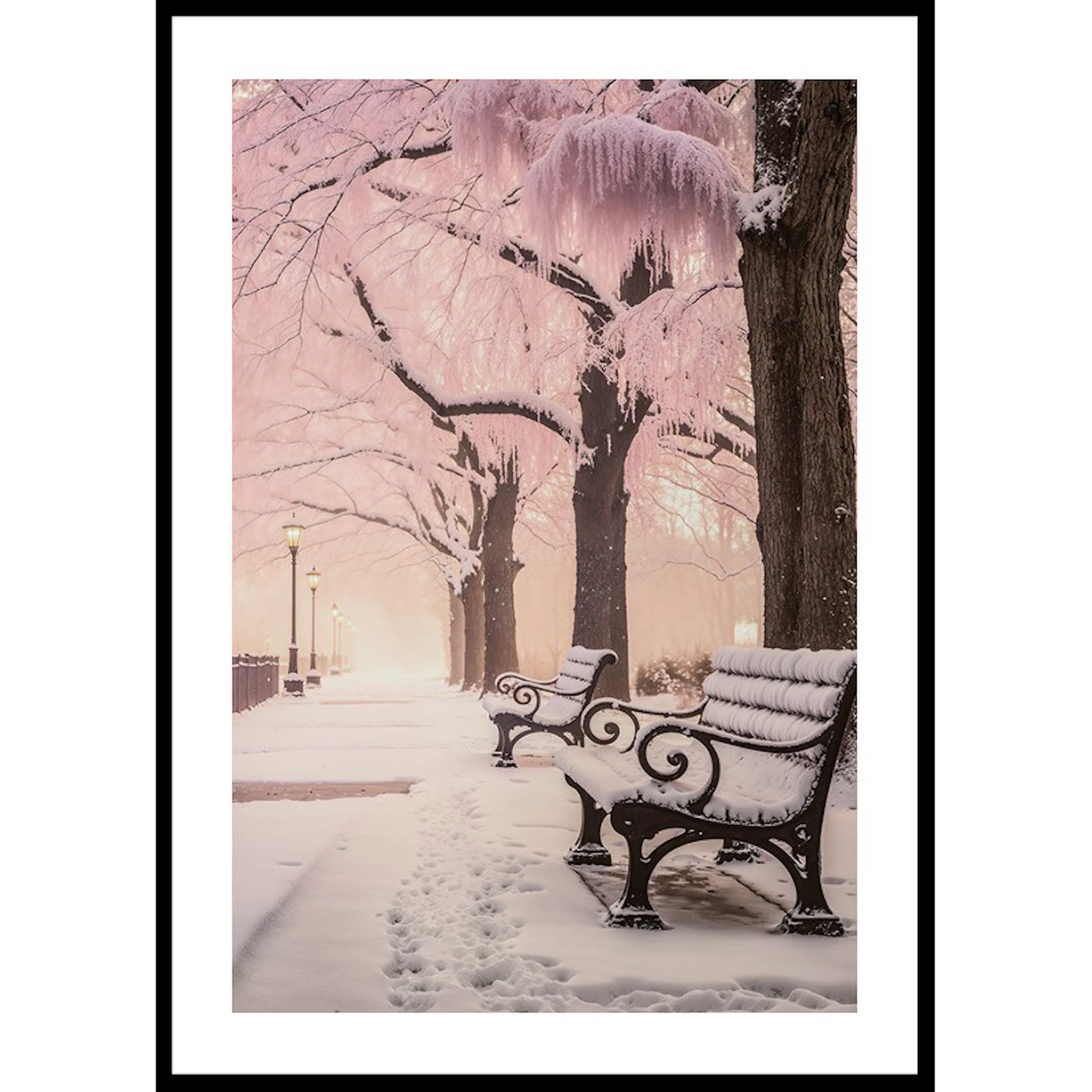 Winter In Pink 30x40 30x40 cm