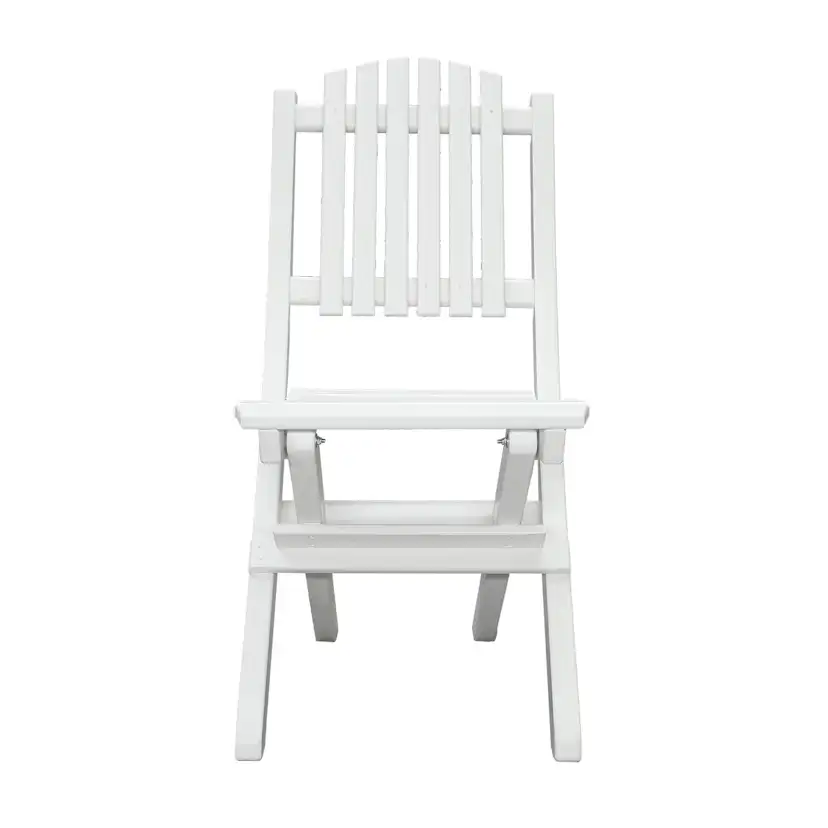 VISBY folding chair, 2-pack Vit