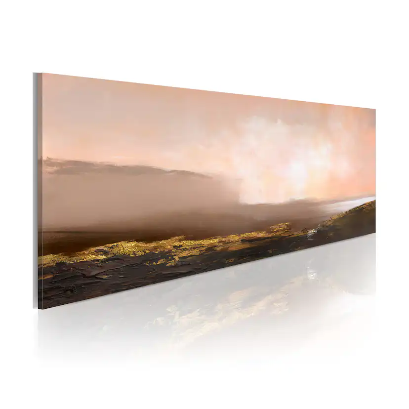 Handmålad Tavla Arkiio Seaside Morgon 100x40